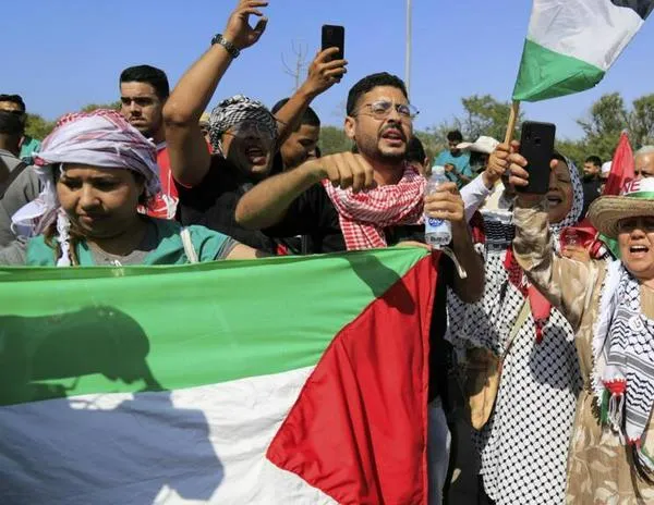 Israel pide a las autoridades egipcias que bloqueen una marcha propalestina hacia Gaza