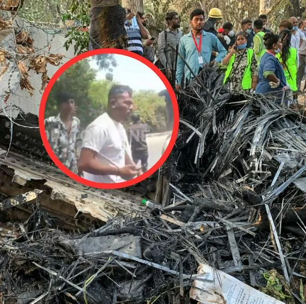 Milagro en accidente de avión en India: apareció único sobreviviente y salió caminando hasta mostrando la tarjeta de embarque. 