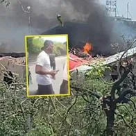 Momento en el que el sobreviviente del accidente de avión en India sale del desastre; mostró en qué puesto iba