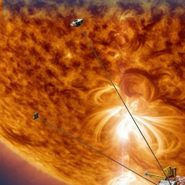 El polo sur del Sol