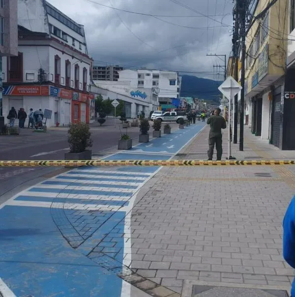 Amenaza de bomba en un parqueadero de Pasto. Las autoridades desactivaron el artefacto
