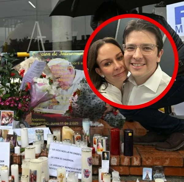 Esposa Miguel Uribe publica foto.