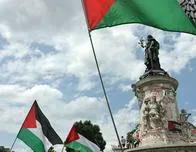 Manifiestan en Francia en favor de Palestina