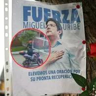Motociclista en atentado a Miguel Uribe dio nombre que pidió servicio de sicario