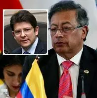 Fotos de Gustavo Petro y Miguel Uribe, en nota de que Gustavo Petro pulló por atentado a Miguel Uribe tras congresista muerta en EEUU