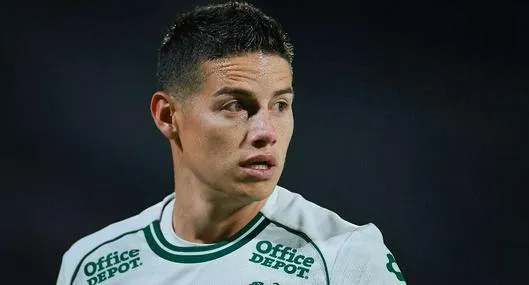 Foto de James Rodríguez, en nota de que León de James Rodríguez hizo oferta para fichar a promesa de Selección Colombia