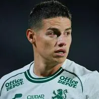 Foto de James Rodríguez, en nota de que León de James Rodríguez hizo oferta para fichar a promesa de Selección Colombia