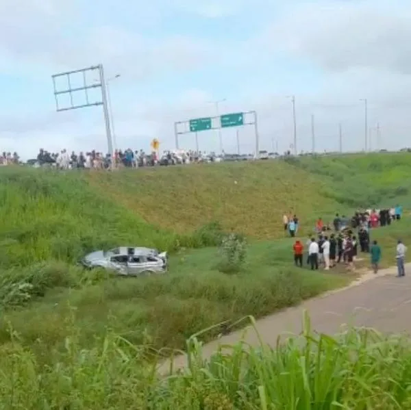 Accidente de tránsito (Barranquilla) deja un muerto; víctima voló por la ventana