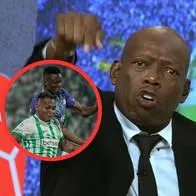 'Tino' Asprilla, furioso con Alfredo Morelos por la eliminación de Atlético Nacional a manos de Millonarios en la Liga BetPlay DImayor. 
