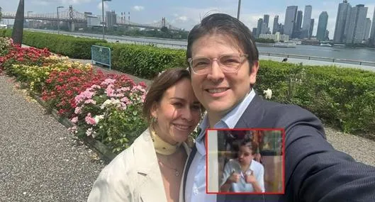 Esposa de Miguel Uribe dio señal esperanzadora afuera de la Fundación Santa Fe