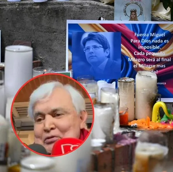 Jorge Barón estuvo en la Fundación Santa Fe y habló con el papá de Miguel Uribe