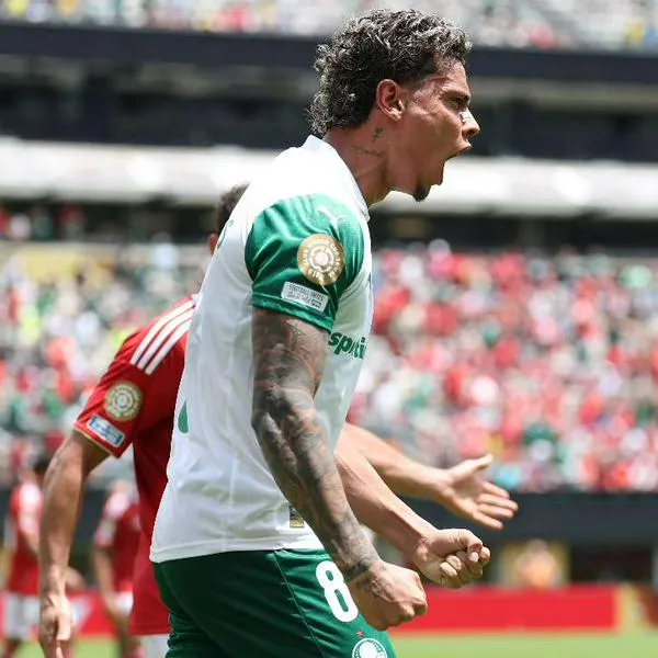 Foto de Richard Ríos, en nota de qué pasó con Richard Ríos en Palmeiras por alerta y ofertas en Mundial de Clubes