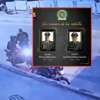 Imágenes del homicidio de dos policías, atacados por un francotirador en Río de Oro, Cesar