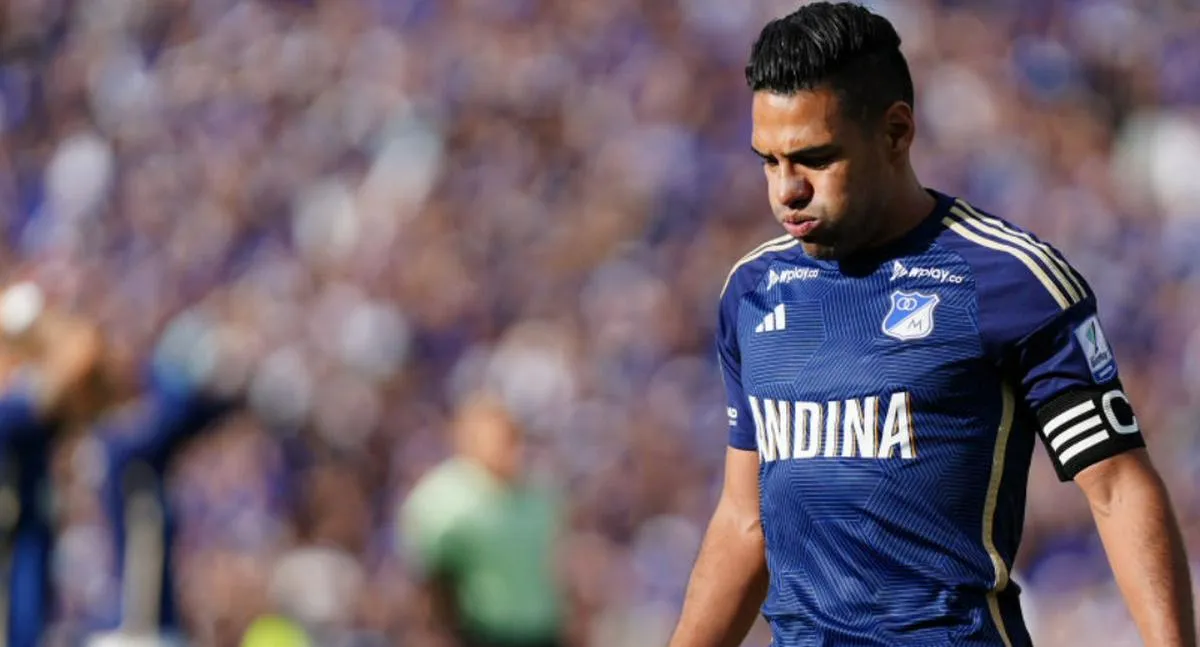 Falcao estalló contra el Var y reclamó por jugada en Millonarios-Santa Fe