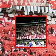 Hinchas de Santa Fe y el ofensivo mensaje para Millonarios en El Campín