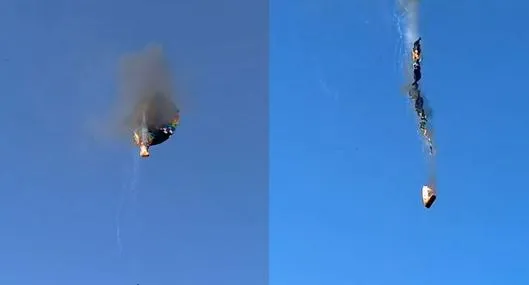 Tragedia en Brasil: globo se incendió con 21 personas a bordo y dejó ocho muerto