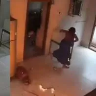 Video viral: dos personas se salvan de morir tras explosión por fuga de gas