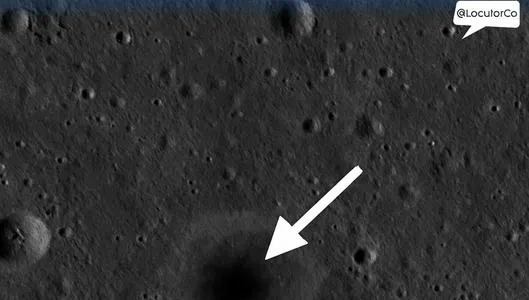 El módulo japonés que dejó cicatriz lunar