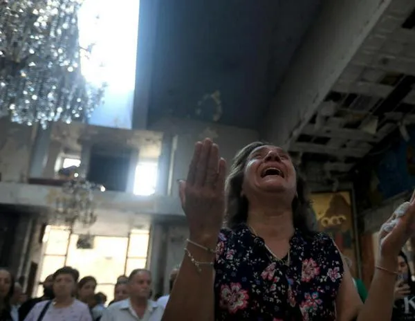 La comunidad cristiana, indignada tras el atentado que dejó 25 muertos en una iglesia de Damasco