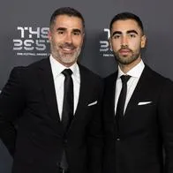 Juan Pablo Ángel y su hijo Gerónimo, en nota sobre que el joven participará en el 'Desafío' 2025