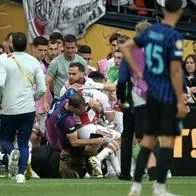 Pelea en final de Inter de Milan y River Plate en Mundial de Clubes