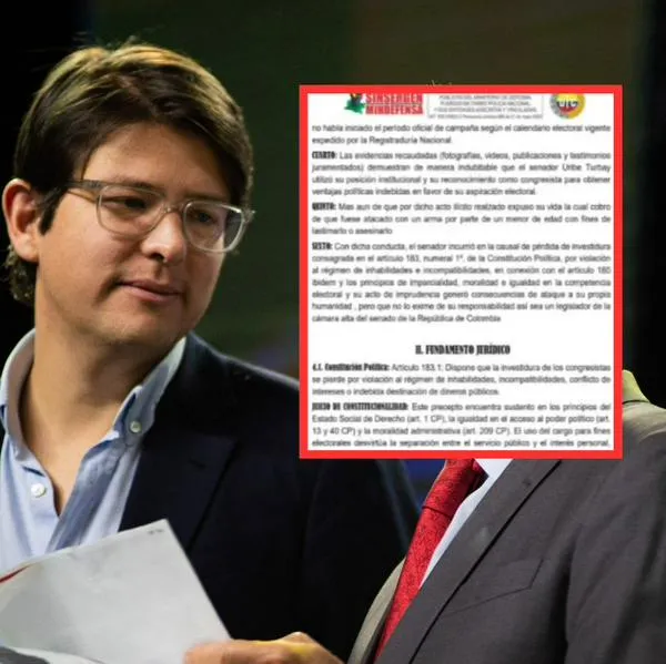 Dicen quiénes están detrás de la demanda contra Miguel Uribe Turbay, que además piden la pérdida de la investidura como senador. 