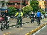 Ciclorruta de Bogotá en la que sí pueden transitar bicicletas.