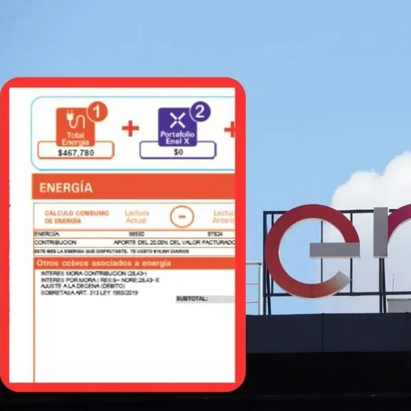 Factura de la luz Enel 