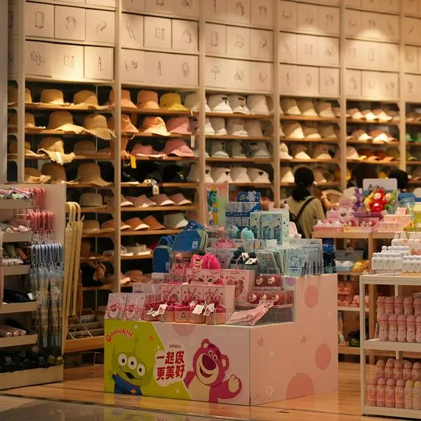 Tienda de Miniso, en nota sobre que la marca abrirá nuevo local en Colombia