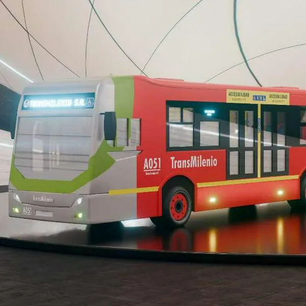 Foto de nuevo Transmilenio, en nota de cómo son los nuevos buses de Transmilenio en Bogotá, con puertos USB, wifi y más