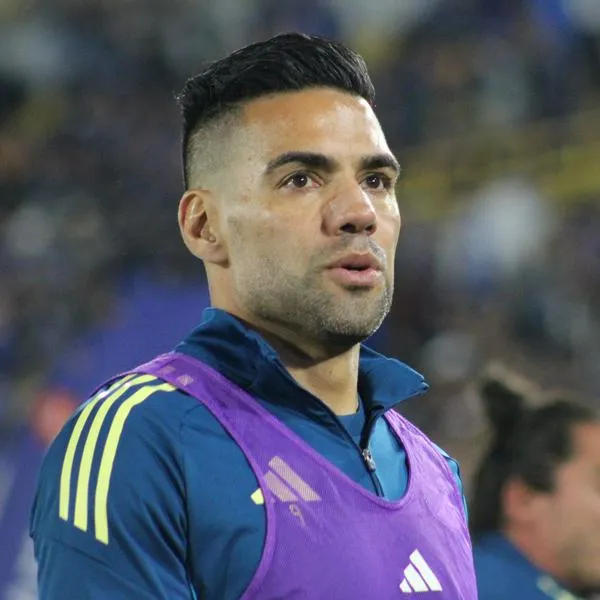 Falcao durante un partido de Millonarios. Sus escoltas tuvieron un enfrentamiento con Eduardo Méndez, directivo de Santa Fe
