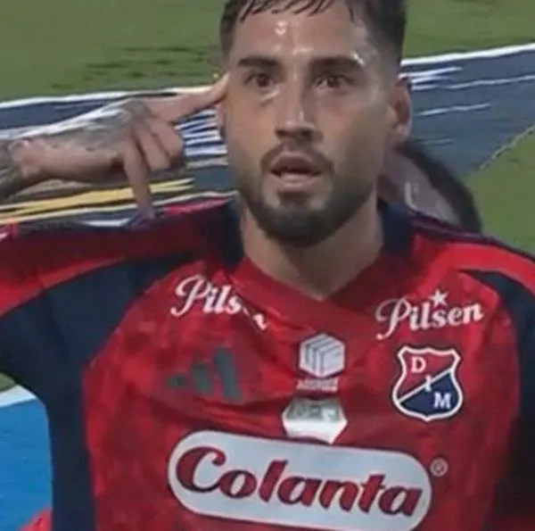 Gol de Francisco Fydriszewski en final de la Liga BetPlay Medellín vs Independiente Santa Fe 29 de junio ilusiona los 'Poderosos'.
