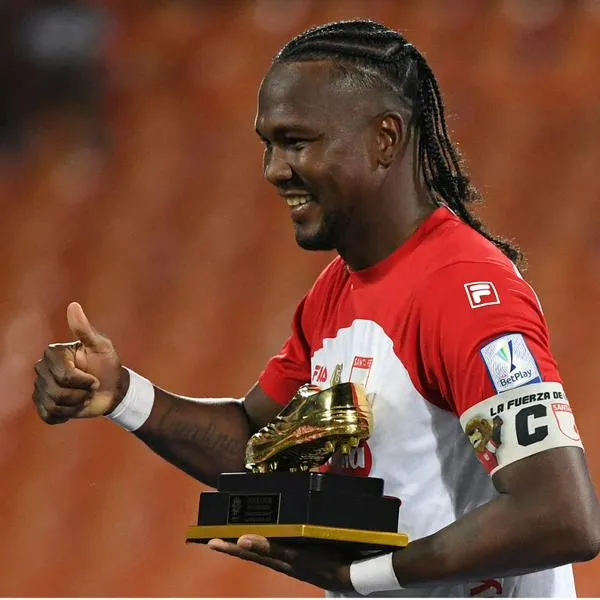 Hugo Rodallega habló luego de ser campeón con Santa Fe y dijo que no seguiría