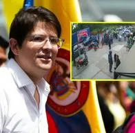 Miguel Uribe: en carro Volkswagen azul habrían huido 'el Costeño' y Gabriela'