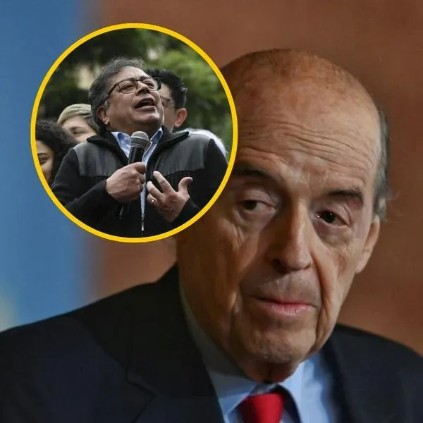Álvaro Leyva y Gustavo Petro 