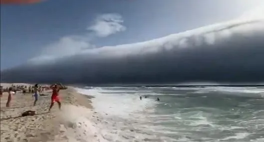 Qué es el 'tsunami de nubes' que sorprendió a Portugal: explicación y videos