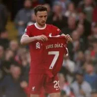 Diogo Jota tuvo emotivo gesto con Luis Díaz en el Liverpool: qué hizo en partido