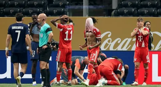 Video lesión en PSG vs. Bayern del Mundial de Clubes impactó a periodistas