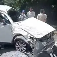Accidente en el barrio Castropol de Medellín