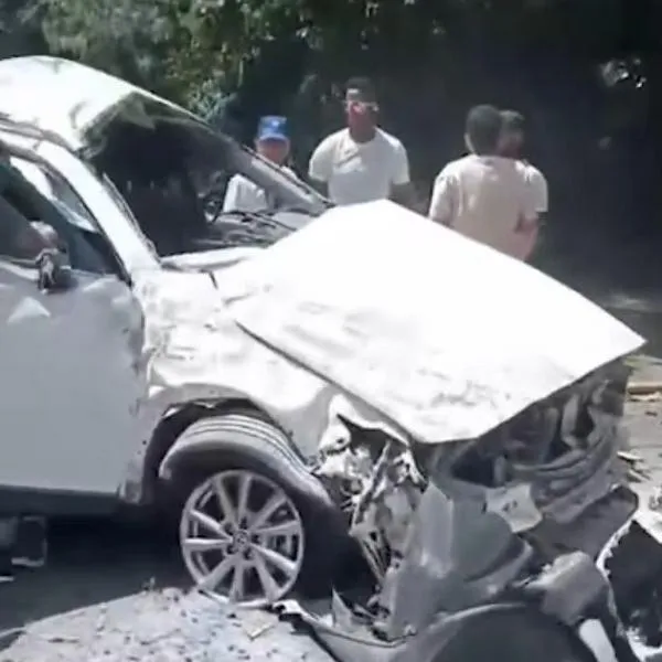 Accidente en el barrio Castropol de Medellín