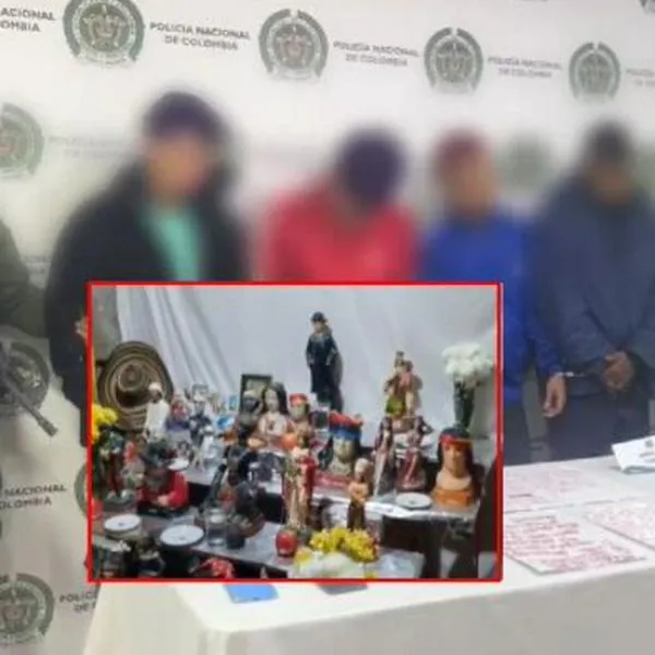 Cayeron sicarios de Los Satanás en Soacha: tenían altar para evadir a la Policía