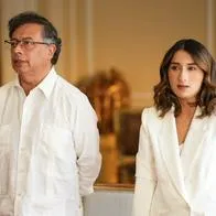 Laura Sarabia y Gustavo Petro