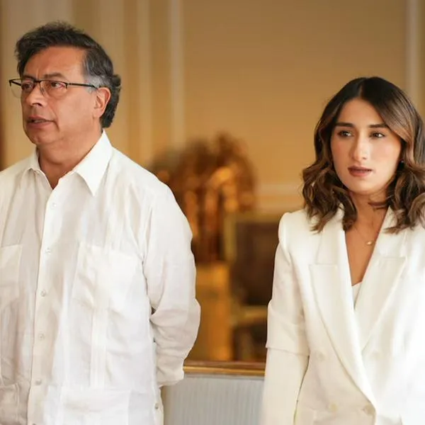 Laura Sarabia y Gustavo Petro