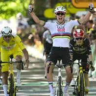 Clasificación general Tour de Francia tras etapa 4: Mathieu van der Poel, líder