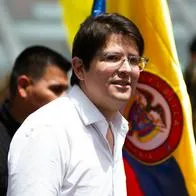 Colombian politician Miguel Uribe Turbay during the demonstrations against the reform proposals of Colombian president Gustavo Petro, in Bogota, Colombia, February 15, 2023. (Photo by Sebastian Barros/NurPhoto via Getty Images)