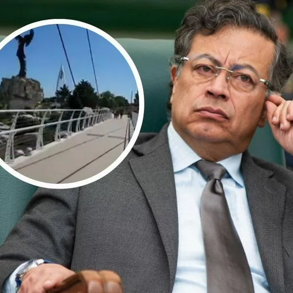 Gustavo Petro compartió una noticia falsa sobre la inauguración de un puente en La Guajira, pero en realidad era obra en Estados Unidos.