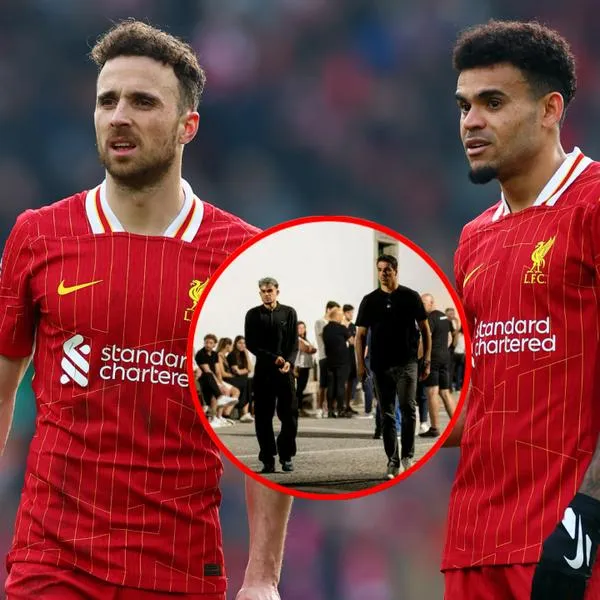 Luis Díaz, de Liverpool, asistió a misa de 7 días de Diogo Jota: fotos y detalle
