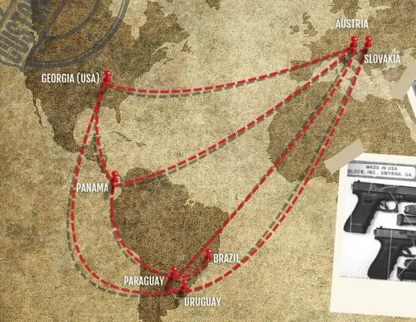 Armas, contrabandistas y el asesinato de un periodista en la frontera entre Paraguay y Brasil