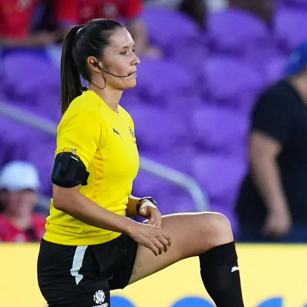 Árbitra Mary Blanco, en nota sobre las colombianas que pitarán en la Copa América Femenina 2025