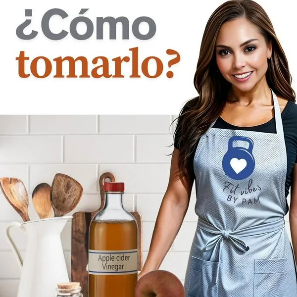 Imagen sobre cómo tomar vinagre de manzana